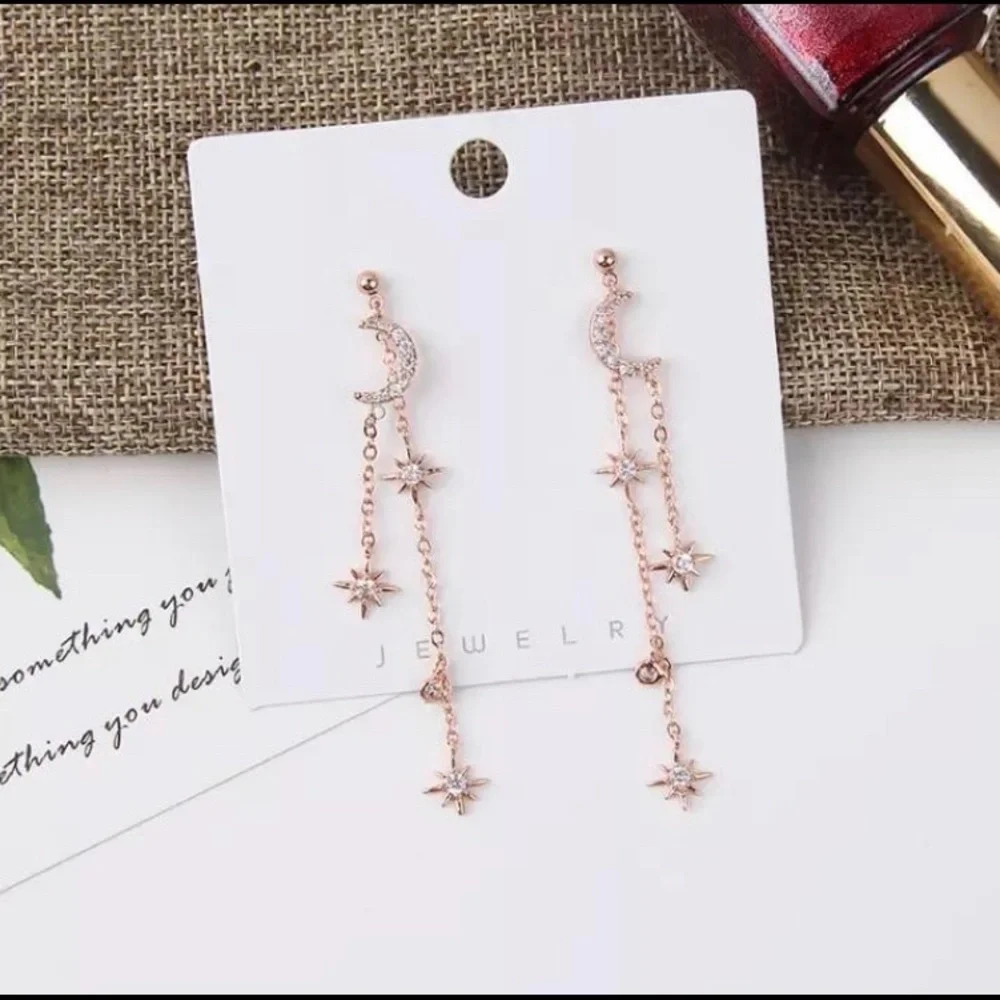 Moon Dance + Star Song Earrings - Rose Gold!